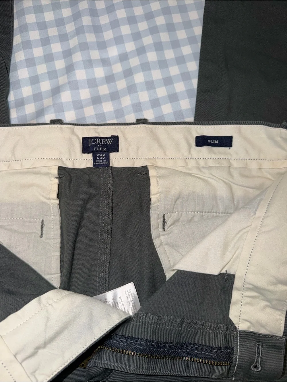 J. Crew Men’s dark grey Chino Pants
